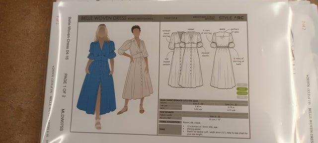 Style Arc Pattern - Belle woven dress